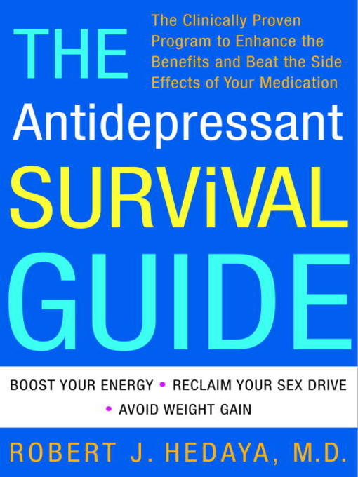 Title details for The Antidepressant Survival Guide by Robert J. Hedaya, M.D. - Wait list